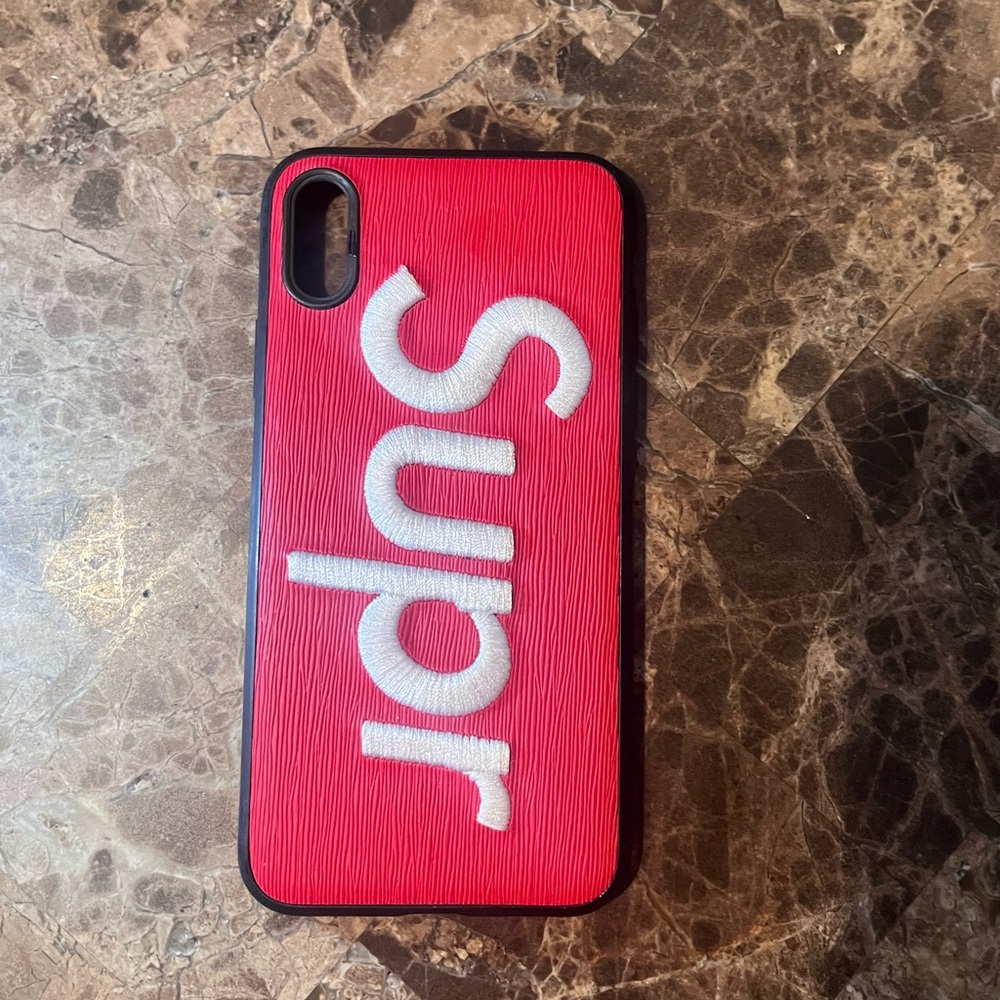 “Supr” Supreme iPhone XS case